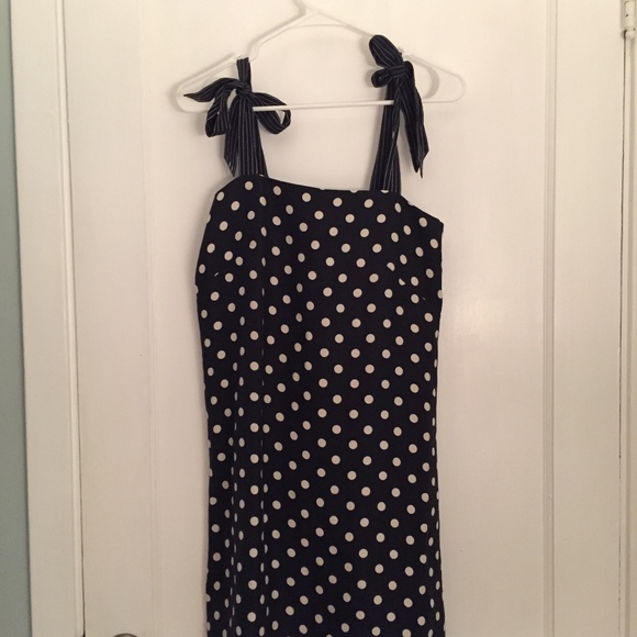 J. Crew Black and White Polka Dot Dress - Picture 2 of 4